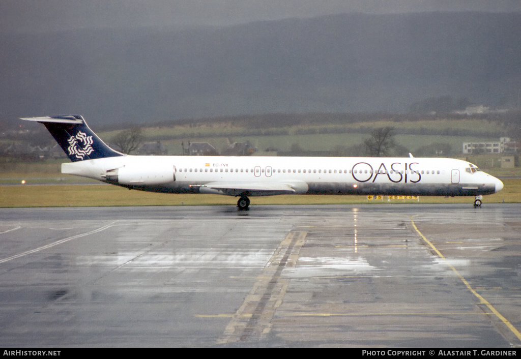 Aircraft Photo of EC-FVX | McDonnell Douglas MD-83 (DC-9-83) | Oasis International Airlines | AirHistory.net #72319