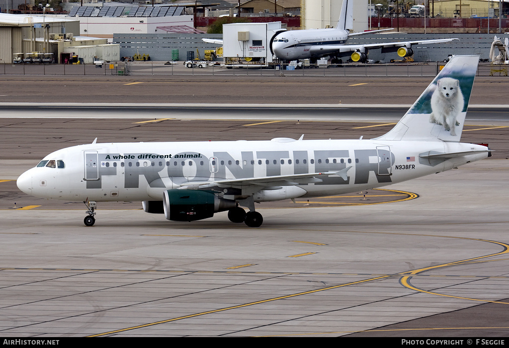 Aircraft Photo of N938FR | Airbus A319-111 | Frontier Airlines | AirHistory.net #72324