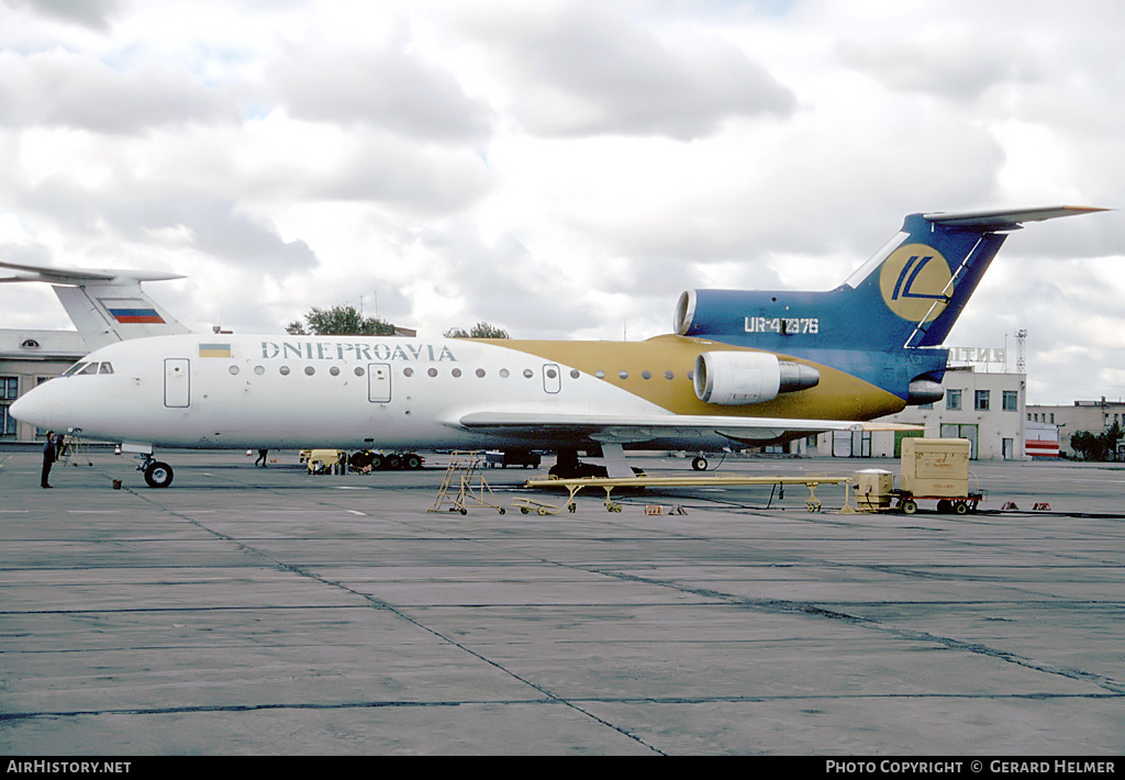 Aircraft Photo of UR-42376 | Yakovlev Yak-42D | Dniproavia | AirHistory.net #72331