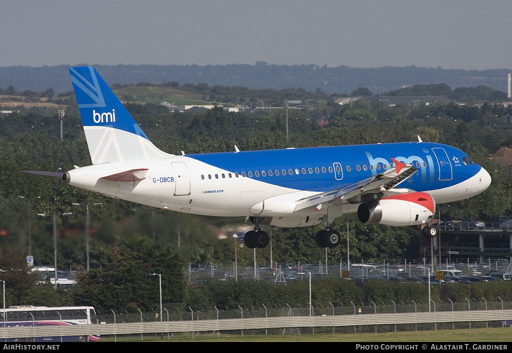 Aircraft Photo of G-DBCB | Airbus A319-131 | BMI - British Midland International | AirHistory.net #72334