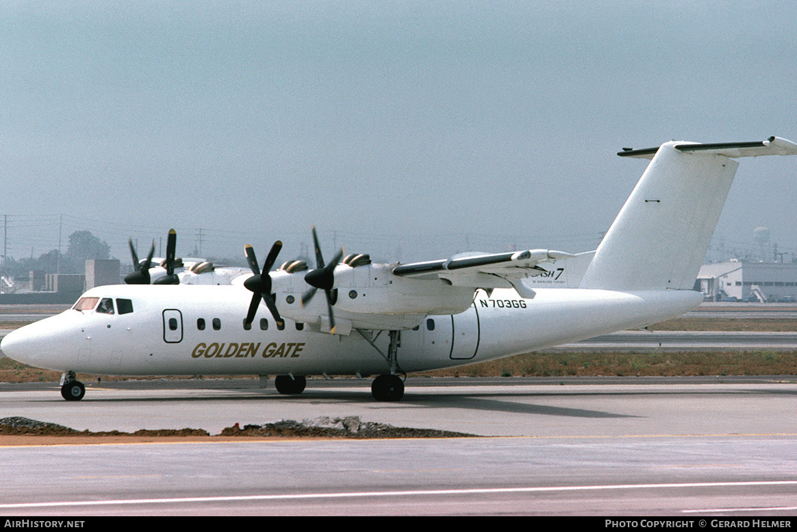Aircraft Photo of N703GG | De Havilland Canada DHC-7-102 Dash 7 | Golden Gate Airlines | AirHistory.net #72351
