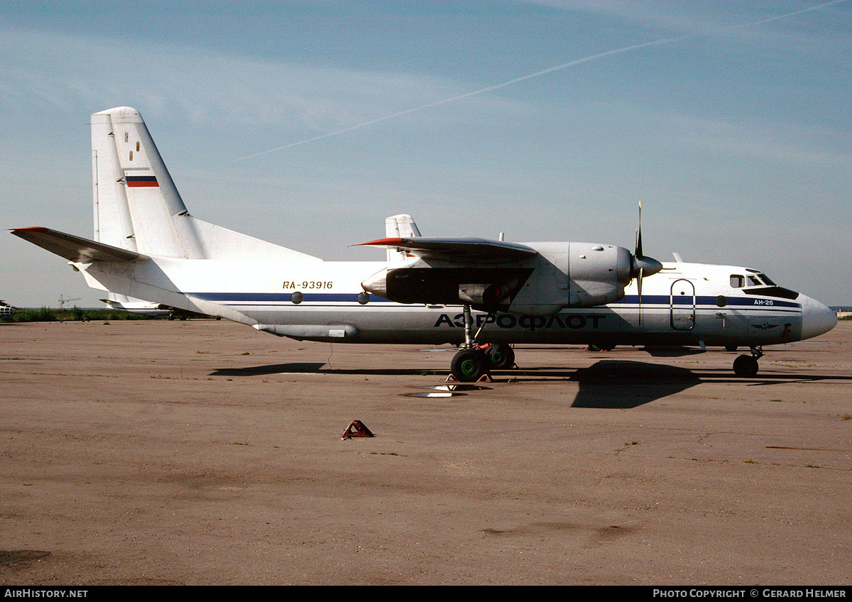 Aircraft Photo of RA-93916 | Antonov An-26 | Aeroflot | AirHistory.net #72358