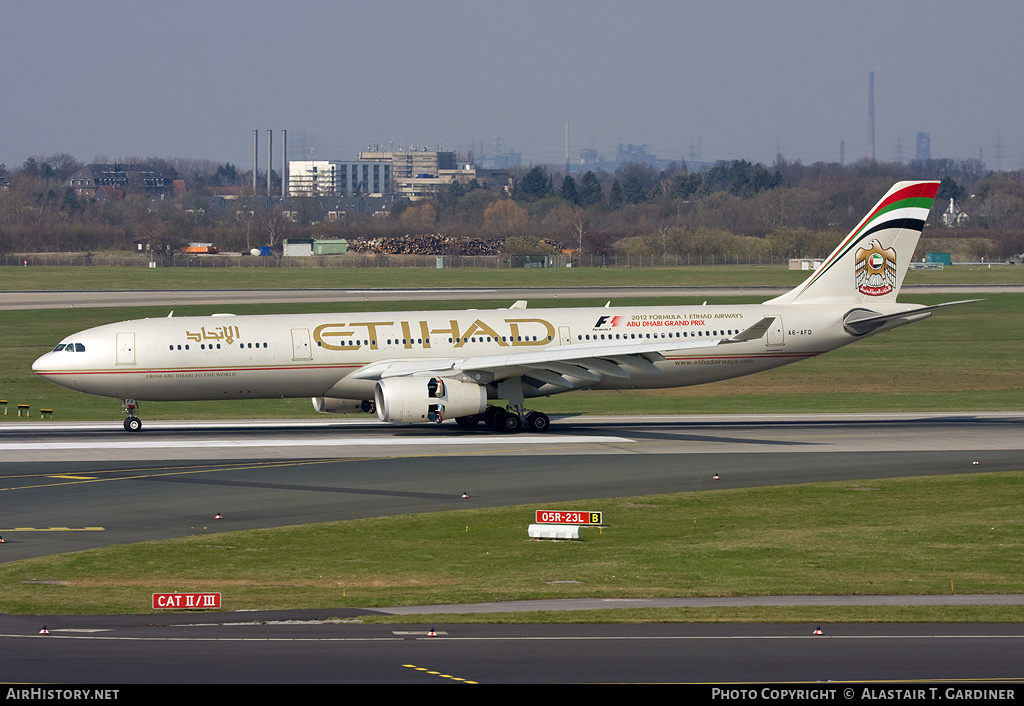 Aircraft Photo of A6-AFD | Airbus A330-343 | Etihad Airways | AirHistory.net #72359