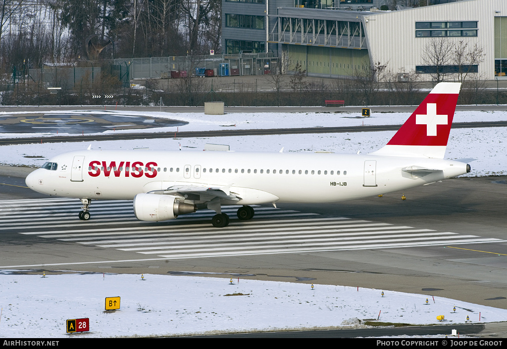 Aircraft Photo of HB-IJB | Airbus A320-214 | Swiss International Air Lines | AirHistory.net #72364