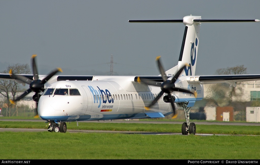 Aircraft Photo of G-JEDU | Bombardier DHC-8-402 Dash 8 | Flybe - British European | AirHistory.net #72365