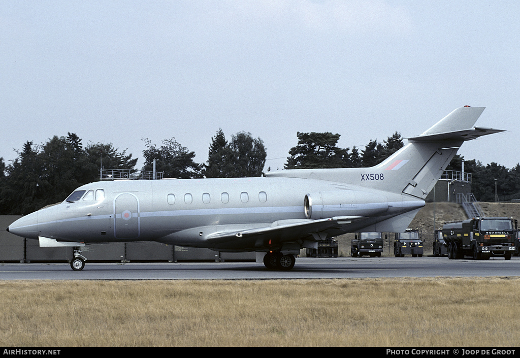 Aircraft Photo of XX508 | Hawker Siddeley HS-125 CC2A (HS-125-600B) | UK - Air Force | AirHistory.net #72371