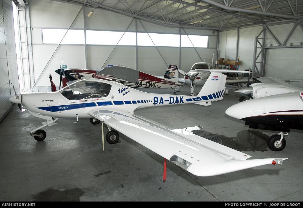 Aircraft Photo of 9A-DAK | Diamond DA20A-1 Katana | MD&V | AirHistory.net #72373