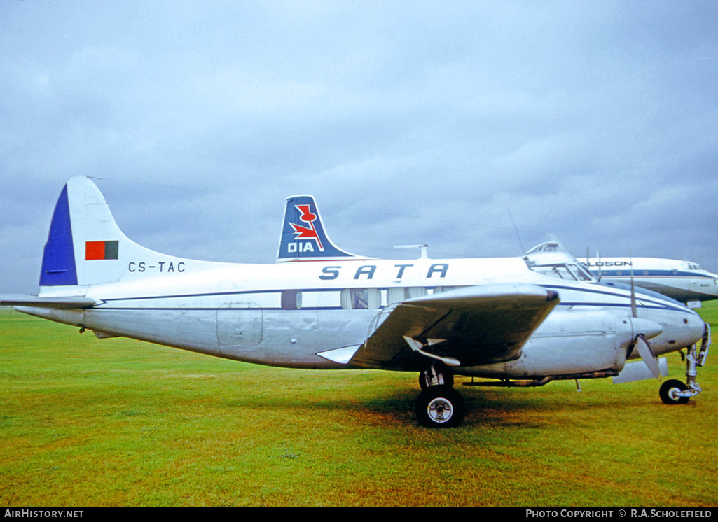 Aircraft Photo of CS-TAC | De Havilland D.H. 104 Dove 1 | SATA - Sociedade Açoriana de Transportes Aéreos | AirHistory.net #72383