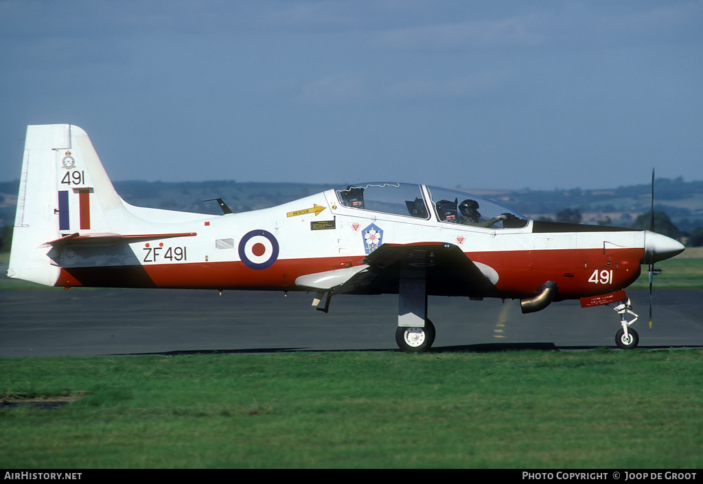 Aircraft Photo of ZF491 | Short S-312 Tucano T1 | UK - Air Force | AirHistory.net #72385