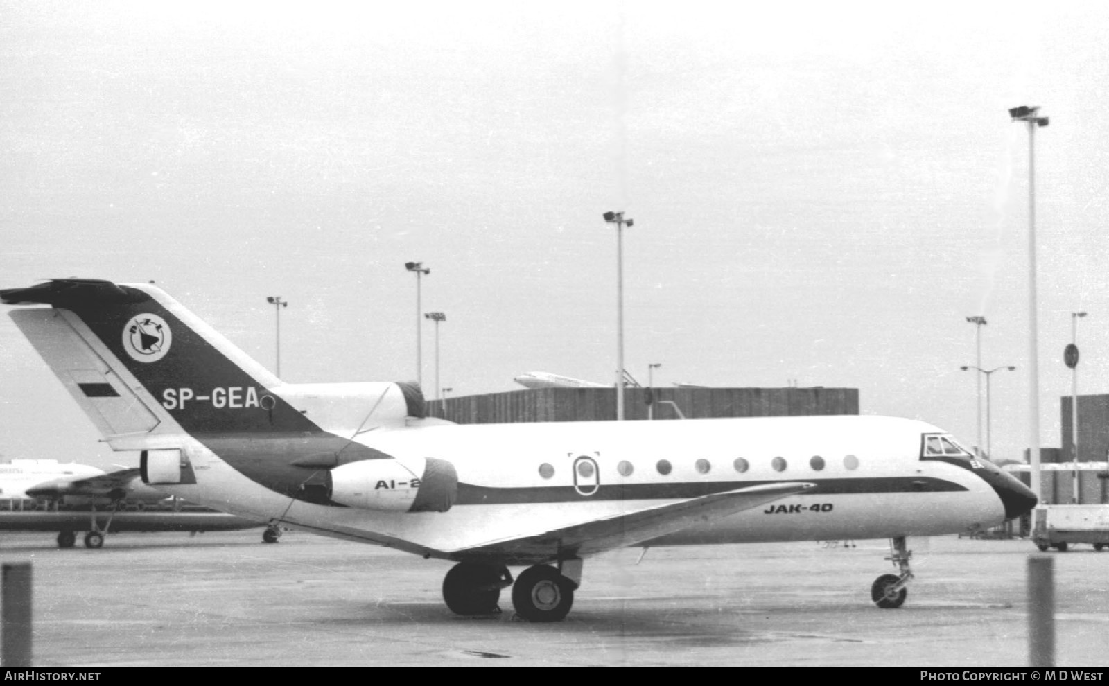 Aircraft Photo of SP-GEA | Yakovlev Yak-40 | AirHistory.net #72388