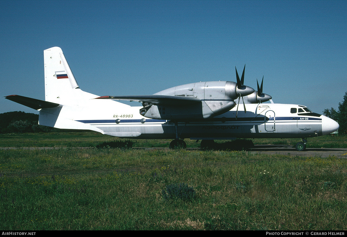Aircraft Photo of RA-48983 | Antonov An-32 | Aeroflot | AirHistory.net #72398