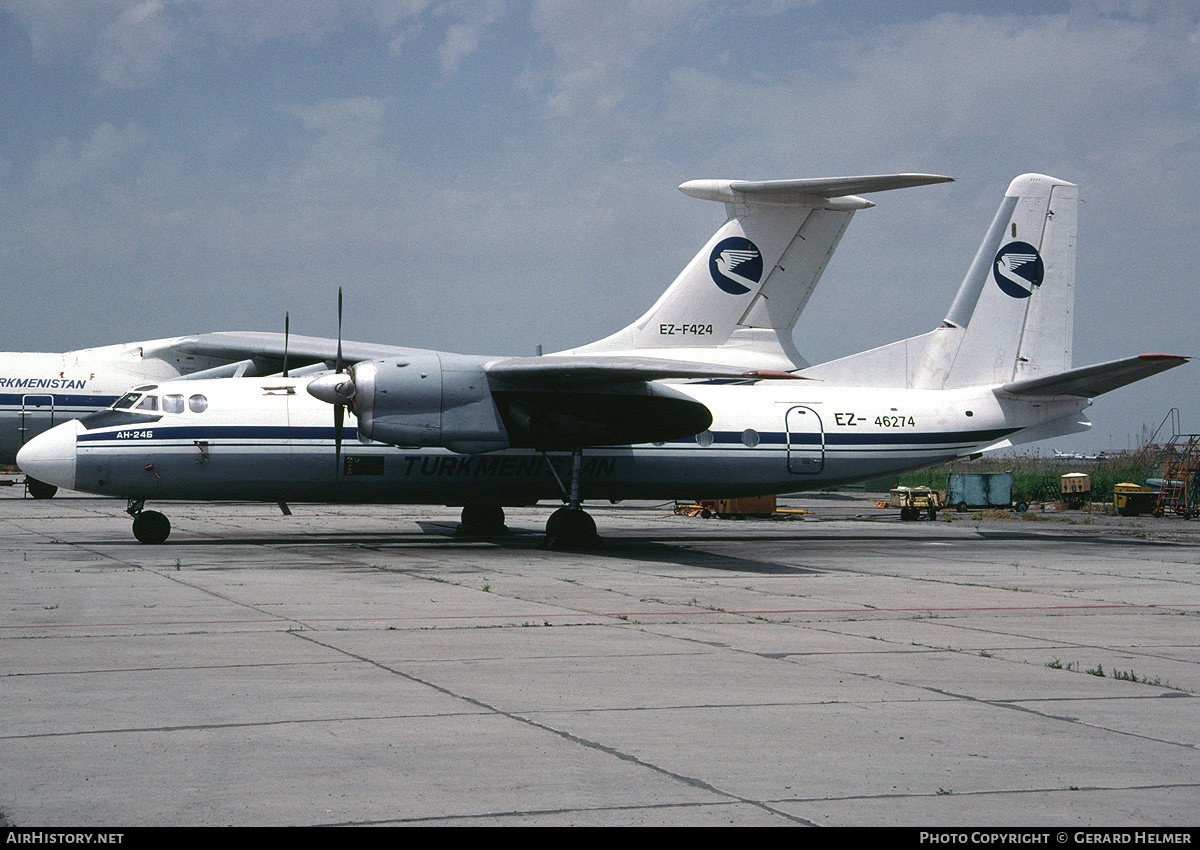 Aircraft Photo of EZ-46274 | Antonov An-24B | Turkmenistan Airlines | AirHistory.net #72426