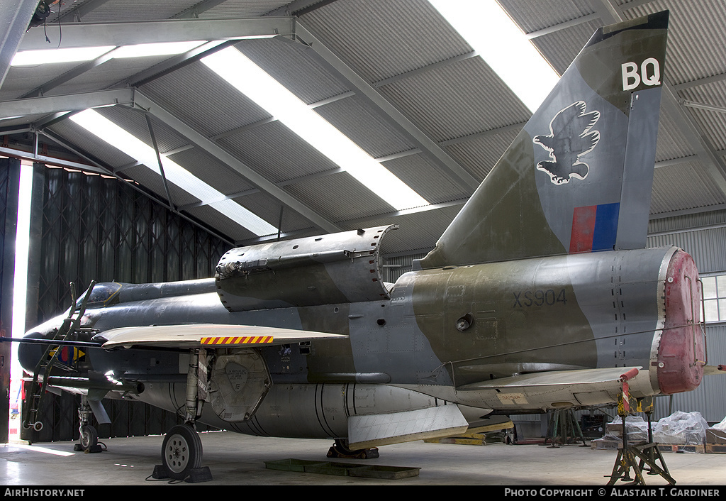 Aircraft Photo of XS904 | English Electric Lightning F6 | UK - Air Force | AirHistory.net #72436