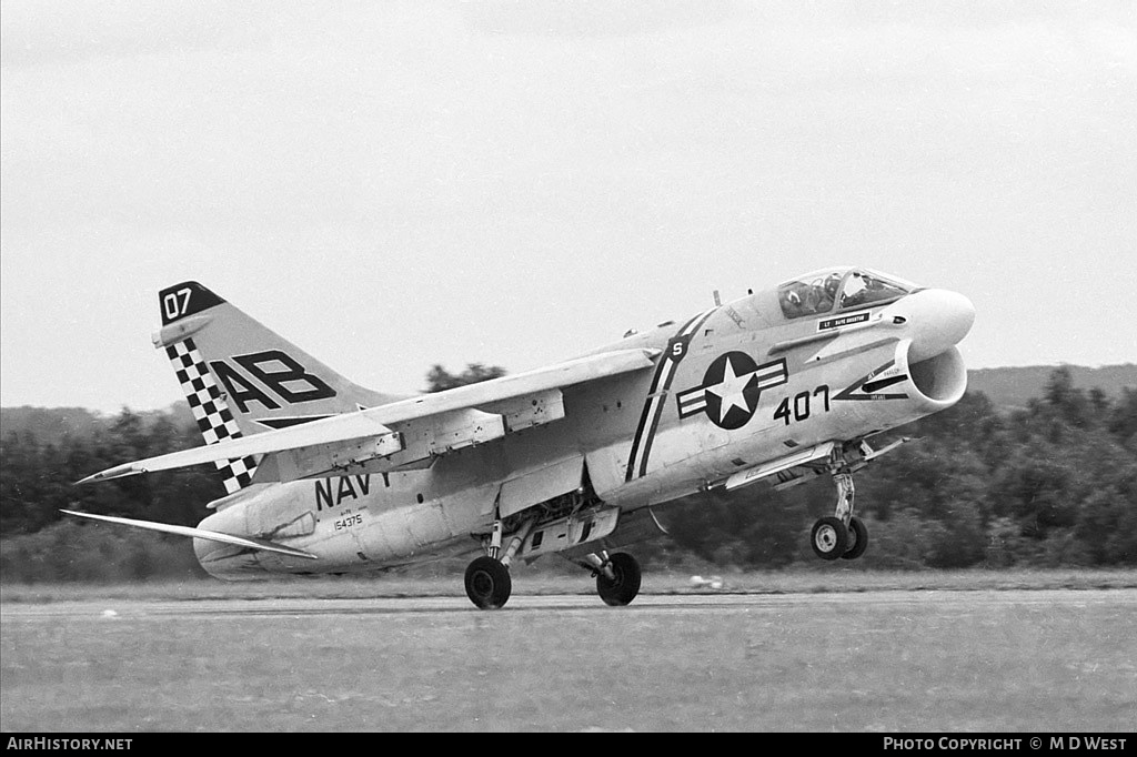 Aircraft Photo of 154375 | LTV A-7B Corsair II | USA - Navy | AirHistory.net #72439