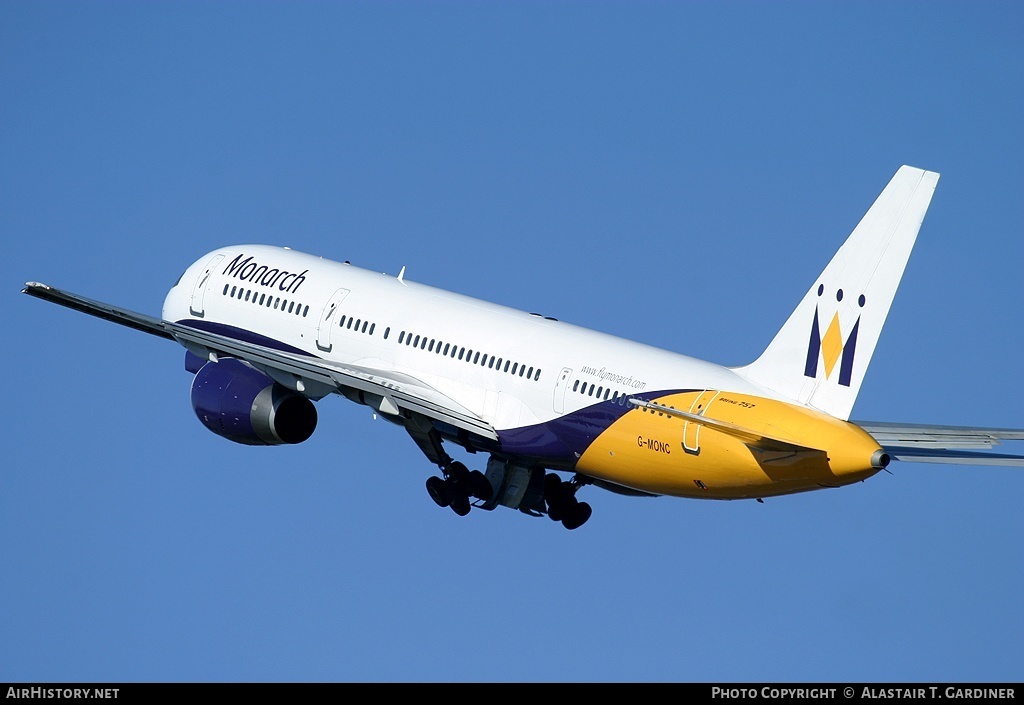 Aircraft Photo of G-MONC | Boeing 757-2T7 | Monarch Airlines | AirHistory.net #72441