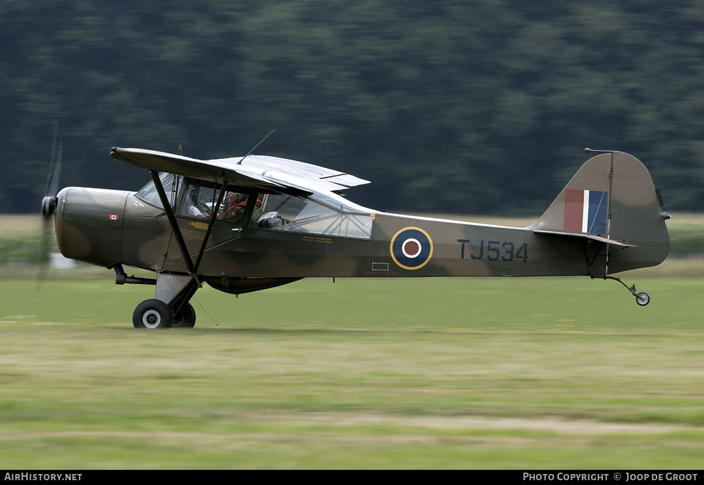 Aircraft Photo of G-AKSY / TJ534 | Taylorcraft J Auster Mk5 | UK - Air Force | AirHistory.net #72444