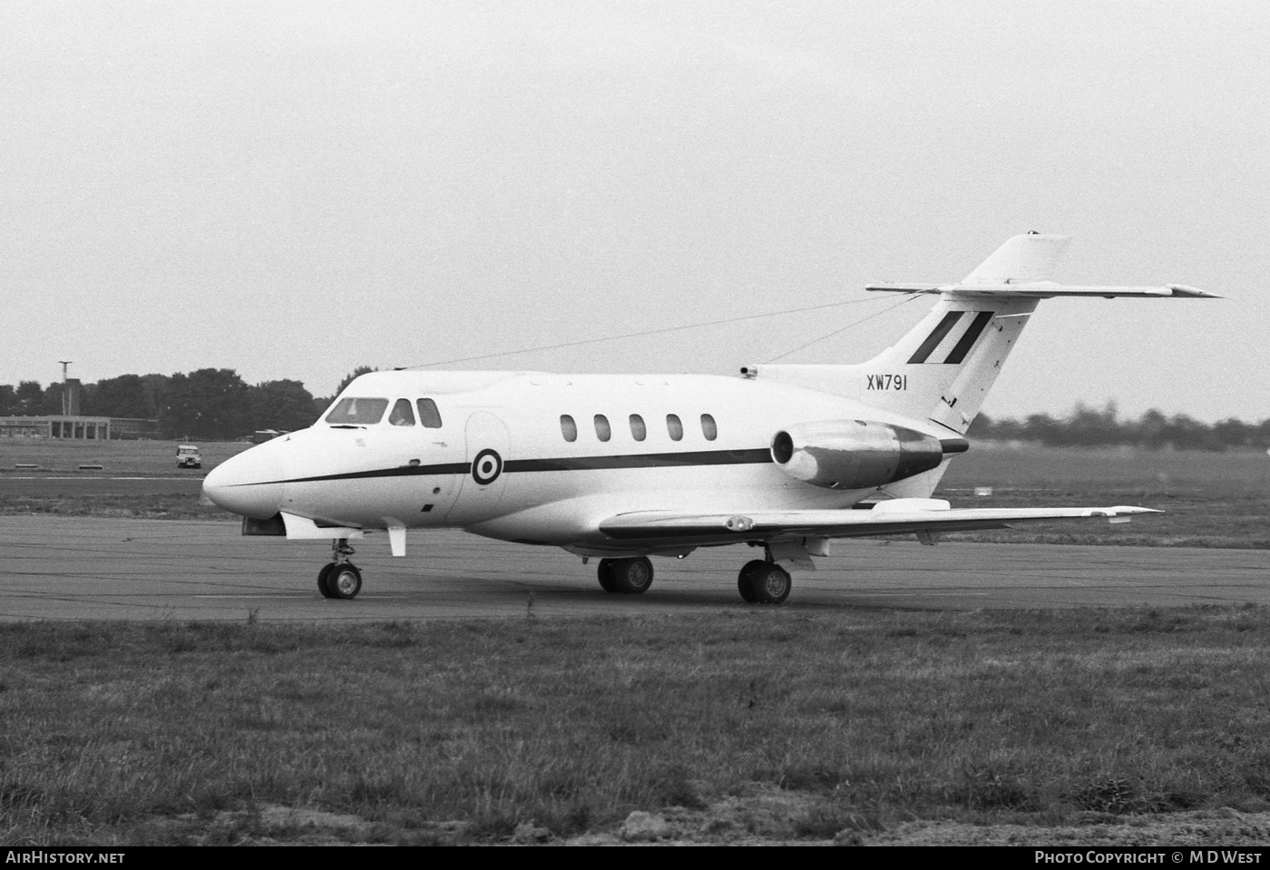 Aircraft Photo of XW791 | Hawker Siddeley HS-125 CC1 (HS-125-400B) | UK - Air Force | AirHistory.net #72448