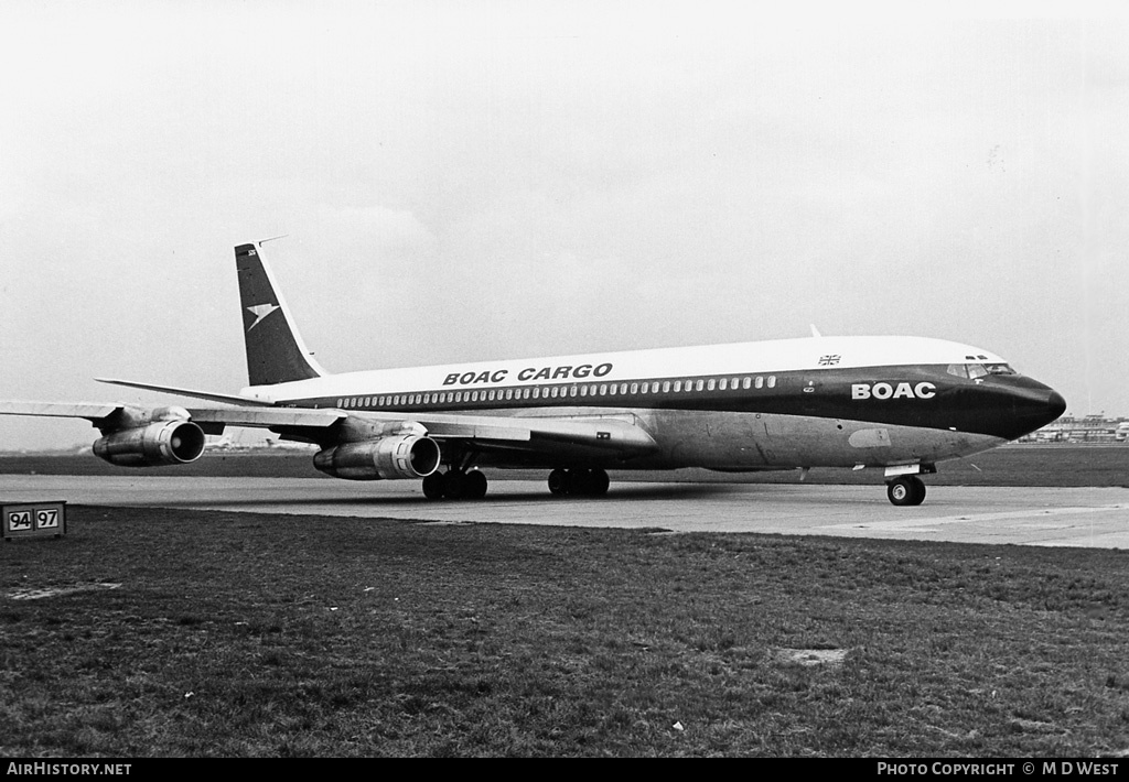 Aircraft Photo of G-ASZG | Boeing 707-336C | BOAC Cargo | AirHistory.net #72462