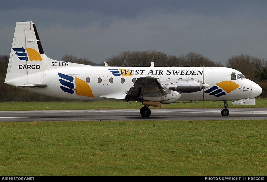 Aircraft Photo of SE-LEG | Hawker Siddeley HS-748 Srs2/244 | West Air Sweden | AirHistory.net #72465