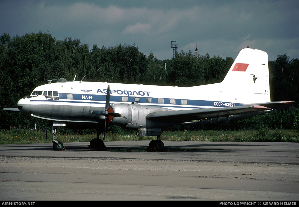 Aircraft Photo of CCCP-93921 | Ilyushin Il-14 | Aeroflot | AirHistory.net #72504