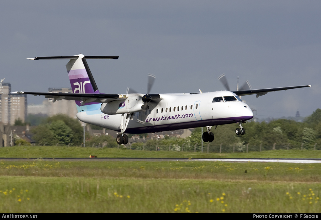 Aircraft Photo of G-WOWE | De Havilland Canada DHC-8-311 Dash 8 | Air Southwest | AirHistory.net #72505