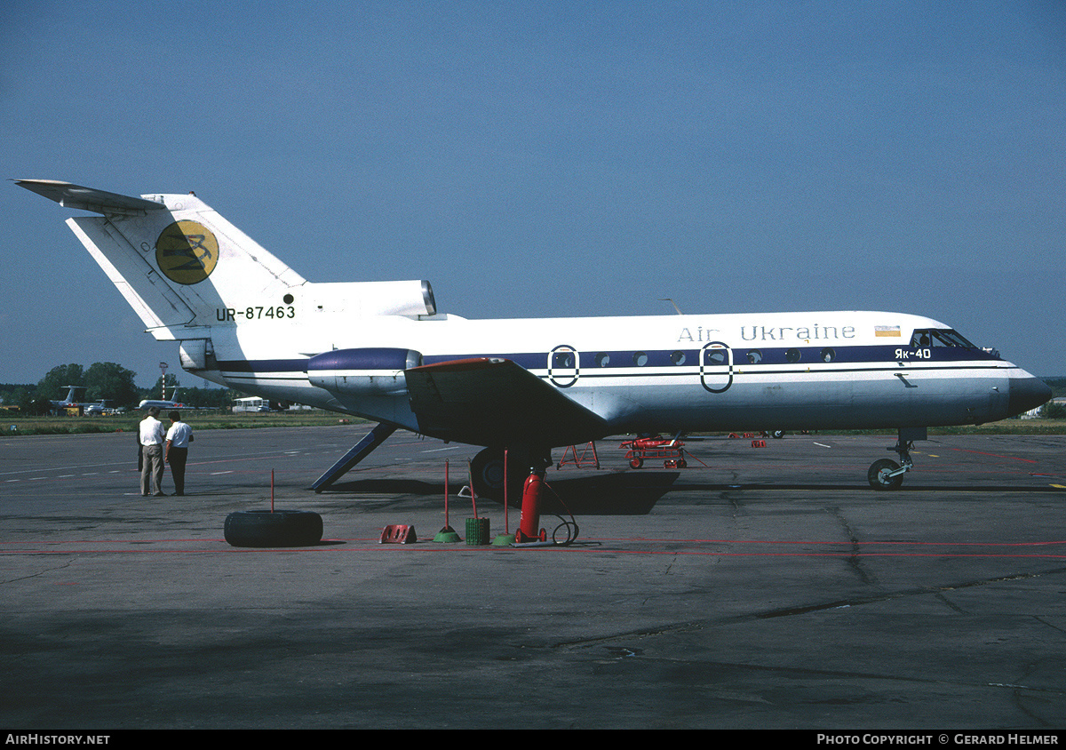 Aircraft Photo of UR-87463 | Yakovlev Yak-40 | Air Ukraine | AirHistory.net #72509