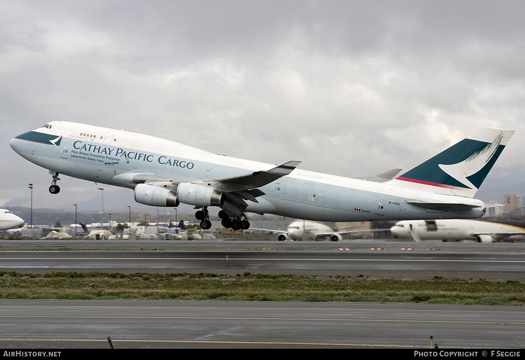 Aircraft Photo of B-HOU | Boeing 747-467(BCF) | Cathay Pacific Airways Cargo | AirHistory.net #72523