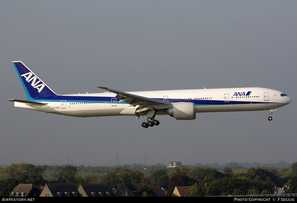 Aircraft Photo of JA732A | Boeing 777-381/ER | All Nippon Airways - ANA | AirHistory.net #72525