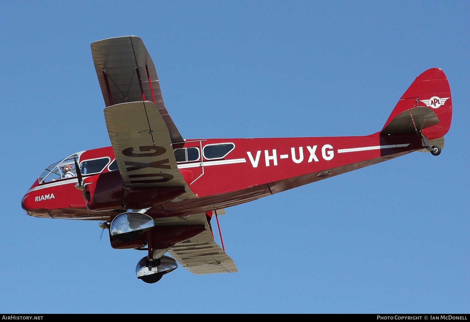 Aircraft Photo of VH-UXG | De Havilland D.H. 84 Dragon 2 | APL - Aircrafts Pty Ltd | AirHistory.net #72561