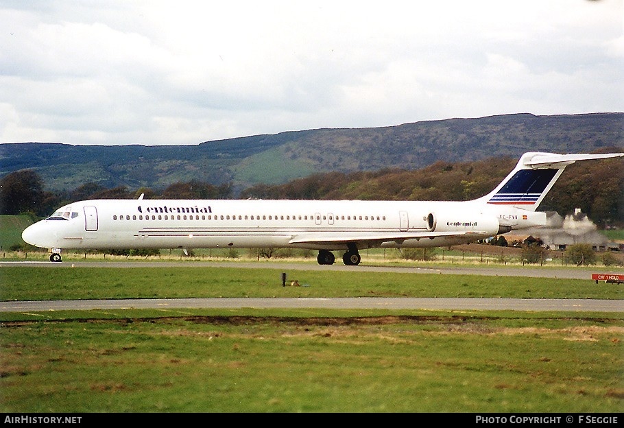 Aircraft Photo of EC-FVV | McDonnell Douglas MD-83 (DC-9-83) | Centennial Airlines | AirHistory.net #72568