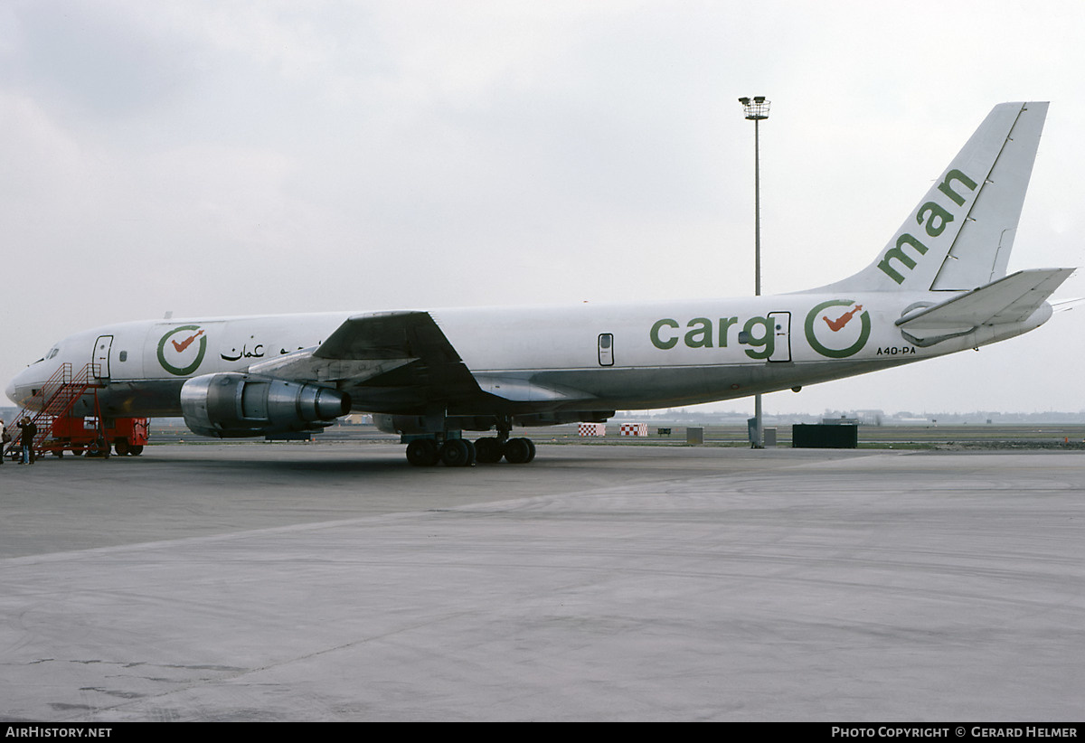 Aircraft Photo of A4O-PA | Douglas DC-8-55(F) | CargOman | AirHistory.net #72579
