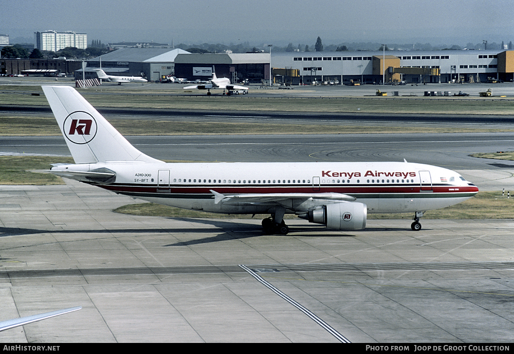 Aircraft Photo of 5Y-BFT | Airbus A310-304 | Kenya Airways | AirHistory.net #72583