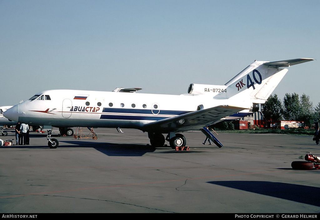 Aircraft Photo of RA-87244 | Yakovlev Yak-40 | Aviastar | AirHistory.net #72597