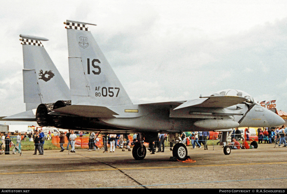 Aircraft Photo of 80-0057 / AF80-057 | McDonnell Douglas F-15D Eagle | USA - Air Force | AirHistory.net #72598