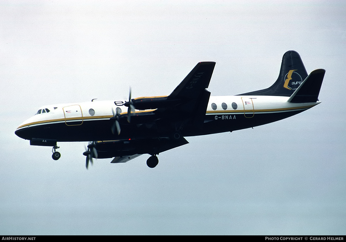 Aircraft Photo of G-BNAA | Vickers 806 Viscount | Euroair | AirHistory.net #72602