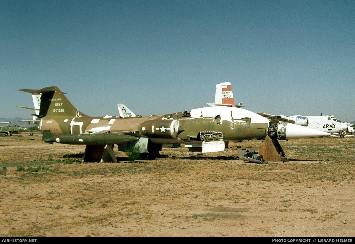 Aircraft Photo of 57-1320 / 0-71320 | Lockheed F-104D Starfighter | USA - Air Force | AirHistory.net #72603