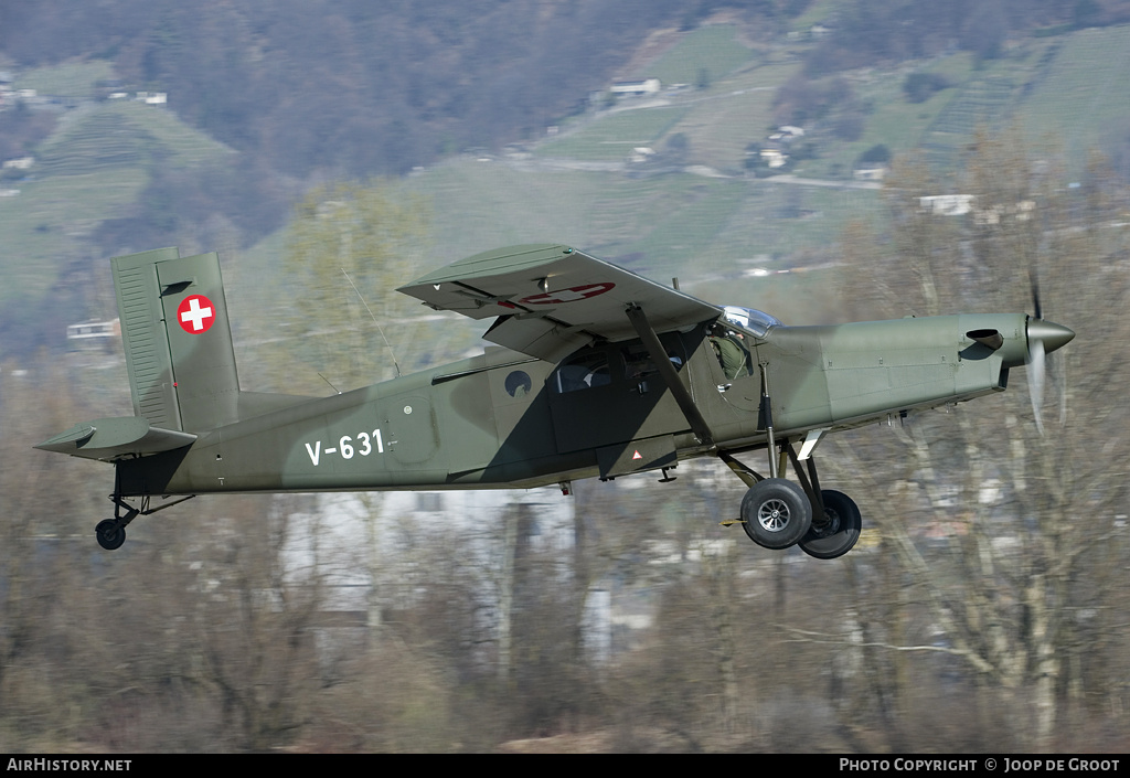 Aircraft Photo of V-631 | Pilatus PC-6/B2-H2M Turbo Porter | Switzerland - Air Force | AirHistory.net #72613