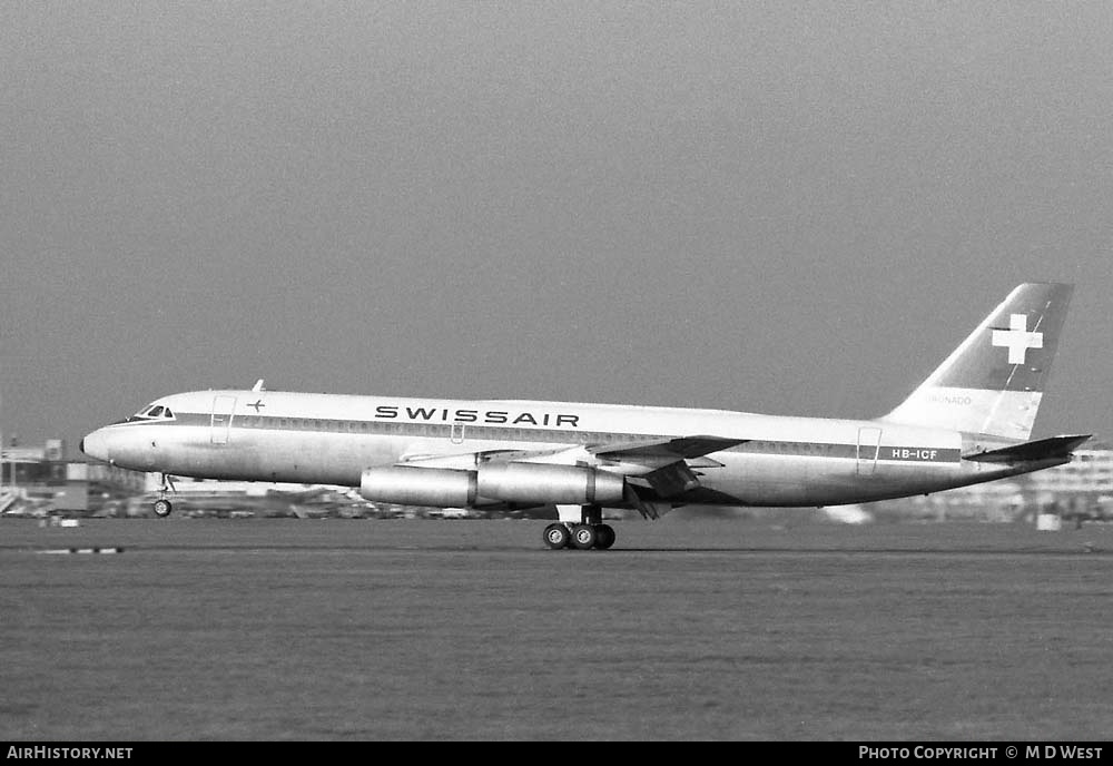 Aircraft Photo of HB-ICF | Convair 990A Coronado (30A-6) | Swissair | AirHistory.net #72626