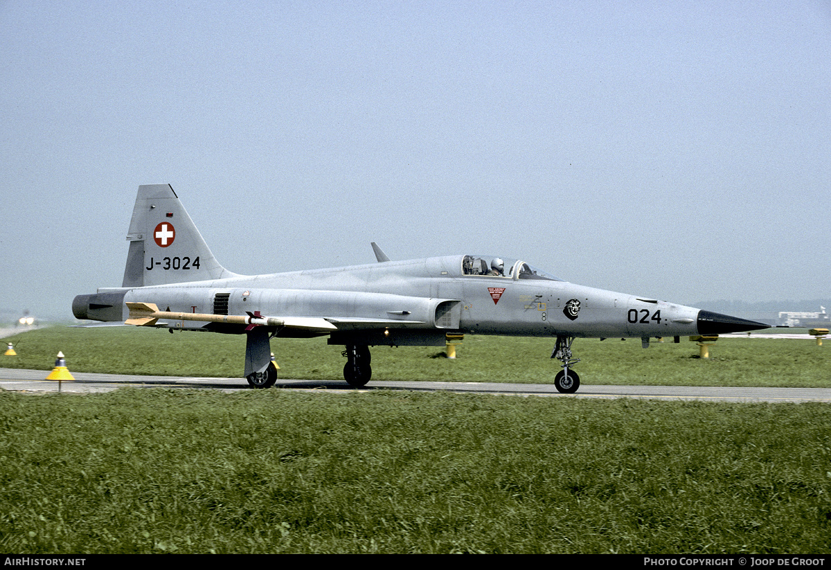 Aircraft Photo of J-3024 | Northrop F-5E Tiger II | Switzerland - Air Force | AirHistory.net #72644