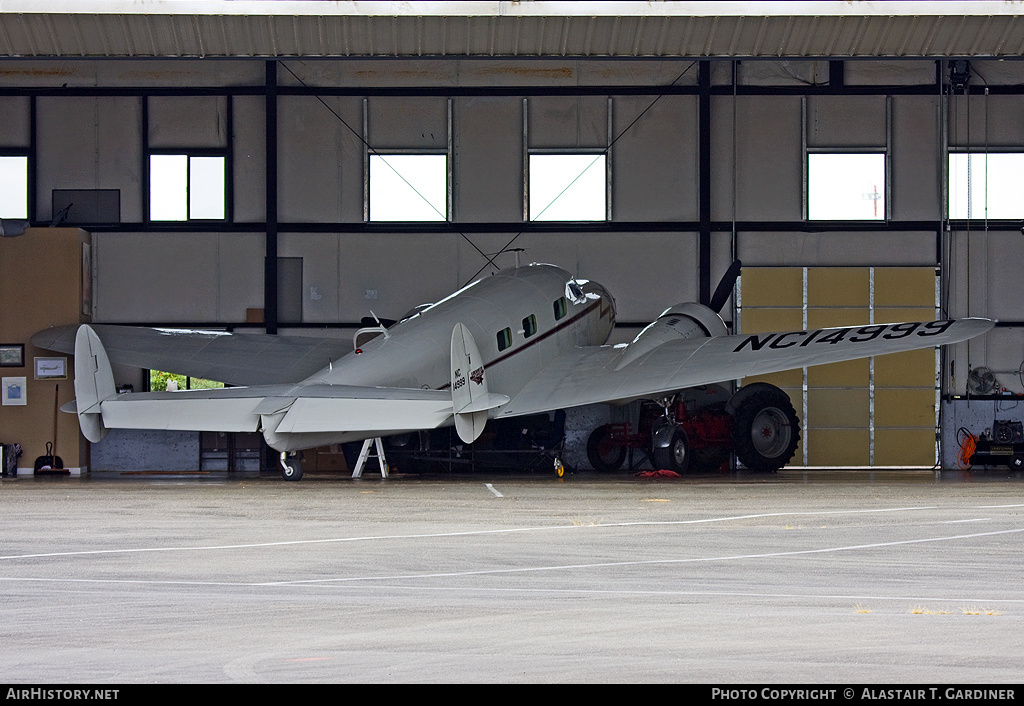 Aircraft Photo of N14999 / NC14999 | Lockheed 12-A Electra Junior | AirHistory.net #72647