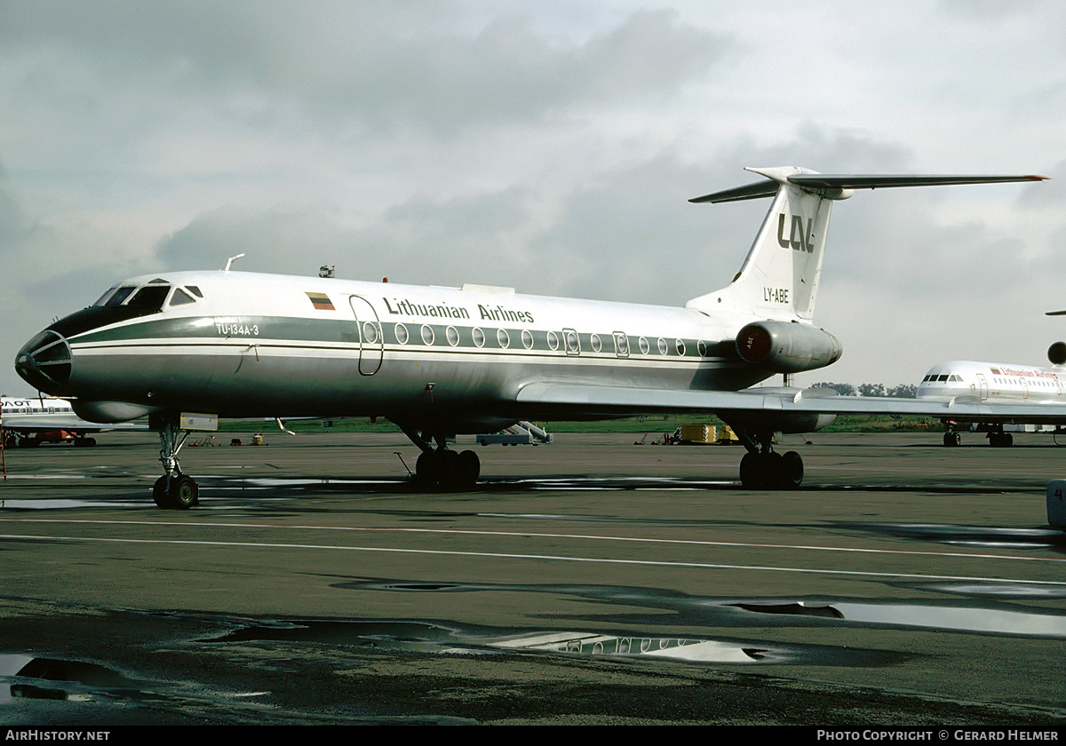 Aircraft Photo of LY-ABE | Tupolev Tu-134A-3 | Lithuanian Airlines | AirHistory.net #72650