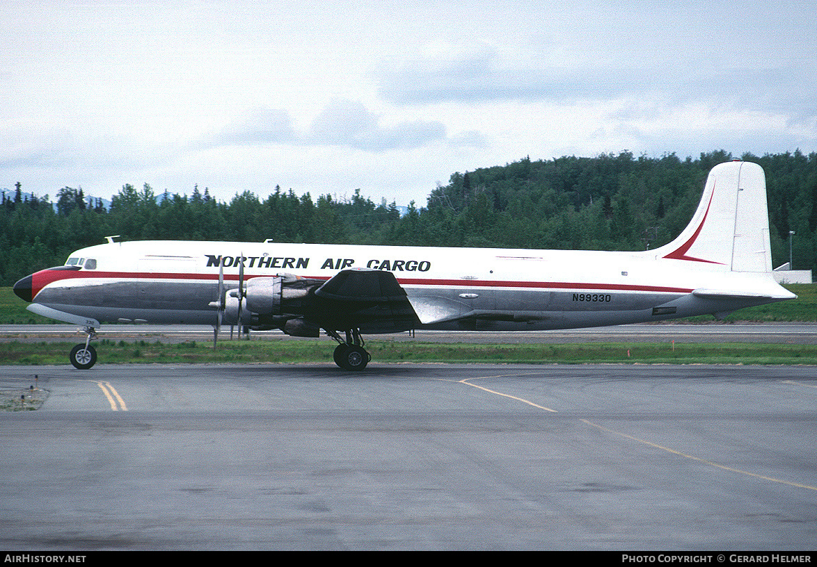 Aircraft Photo of N99330 | Douglas C-118A Liftmaster | Northern Air Cargo - NAC | AirHistory.net #72651