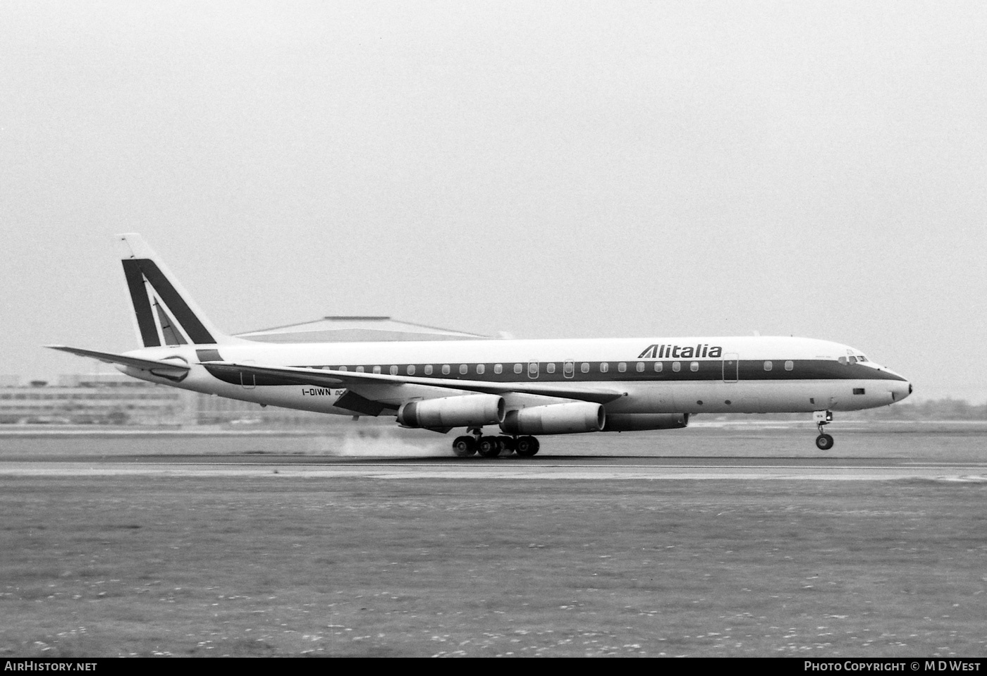 Aircraft Photo of I-DIWN | McDonnell Douglas DC-8-62H | Alitalia | AirHistory.net #72652