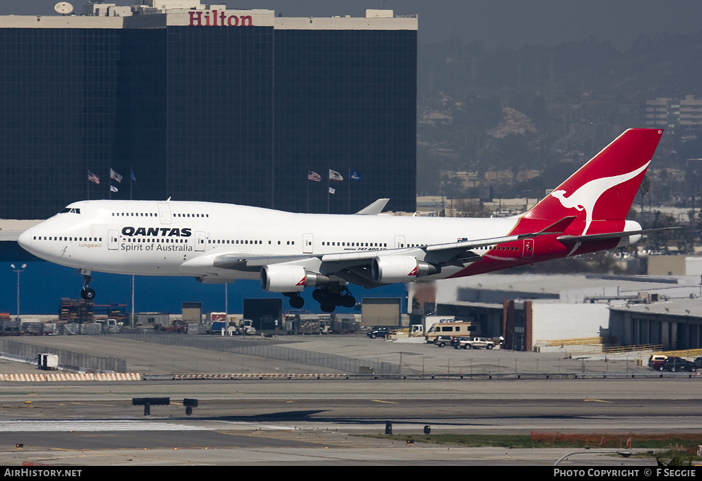 Aircraft Photo of VH-OEI | Boeing 747-438/ER | Qantas | AirHistory.net #72656