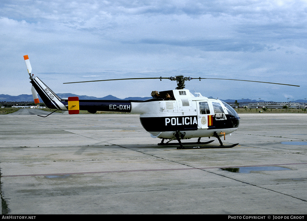 Aircraft Photo of EC-DXH | MBB BO-105CB-4 | Policía | AirHistory.net #72659