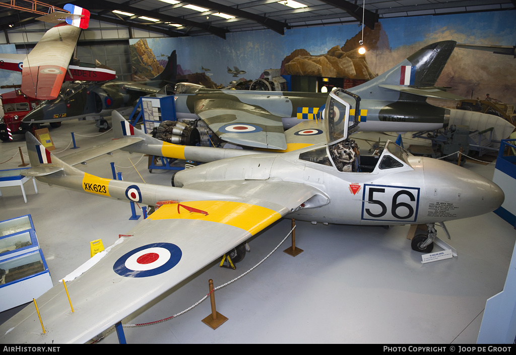 Aircraft Photo of XK623 | De Havilland D.H. 115 Vampire T11 | UK - Air Force | AirHistory.net #72667