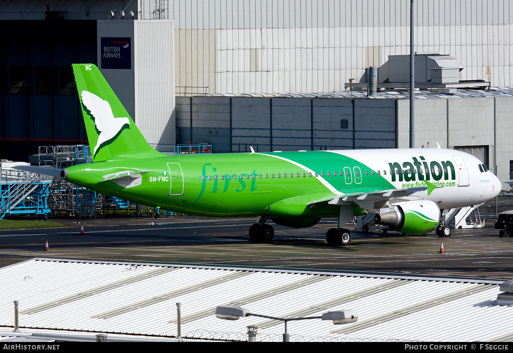 Aircraft Photo of 5N-FNC | Airbus A320-212 | First Nation Airways | AirHistory.net #72675