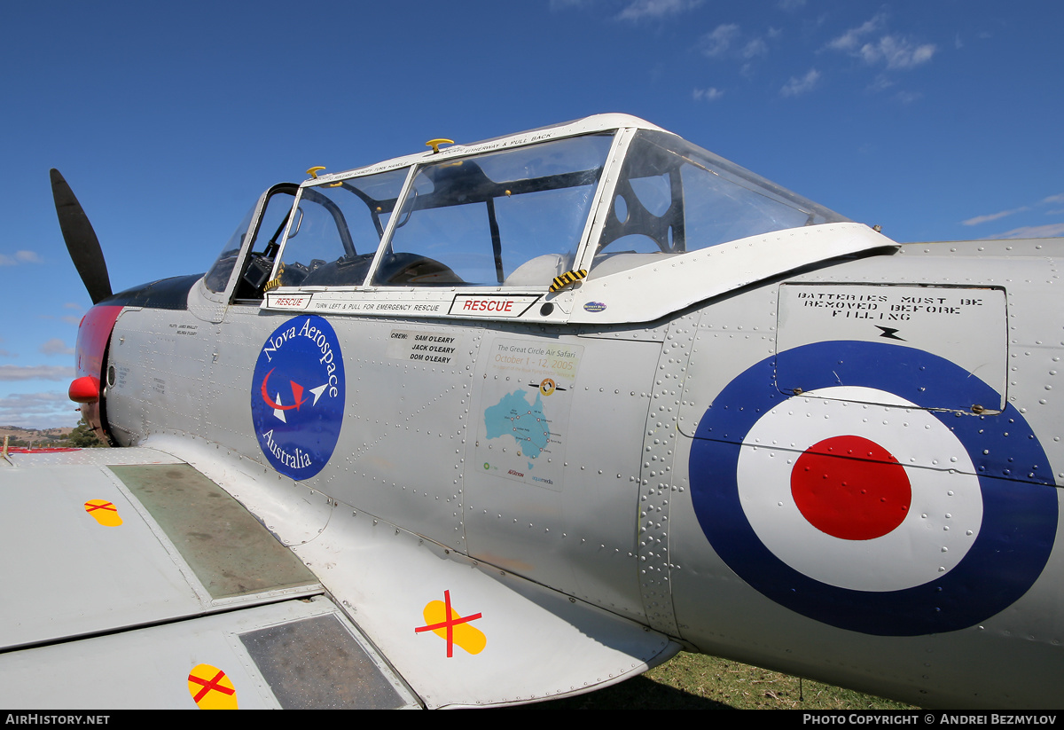 Aircraft Photo of VH-DHU / WK574 | De Havilland DHC-1 Chipmunk Mk22 | Nova Aerospace | UK - Air Force | AirHistory.net #72689