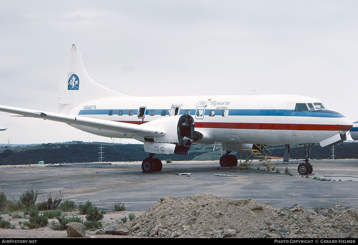Aircraft Photo of N865TA | Convair C-131D | Air Resorts Airlines | AirHistory.net #72697