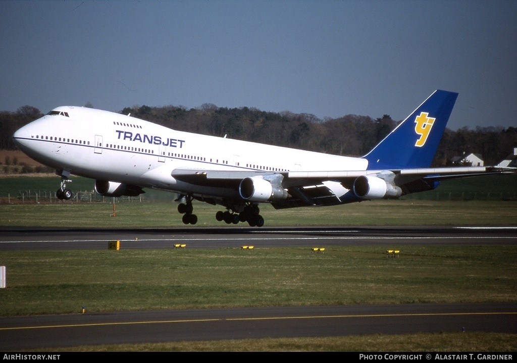 Aircraft Photo of SE-RBP | Boeing 747-238B | Transjet Airways | AirHistory.net #72698